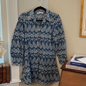 Zara denim shirt dress
